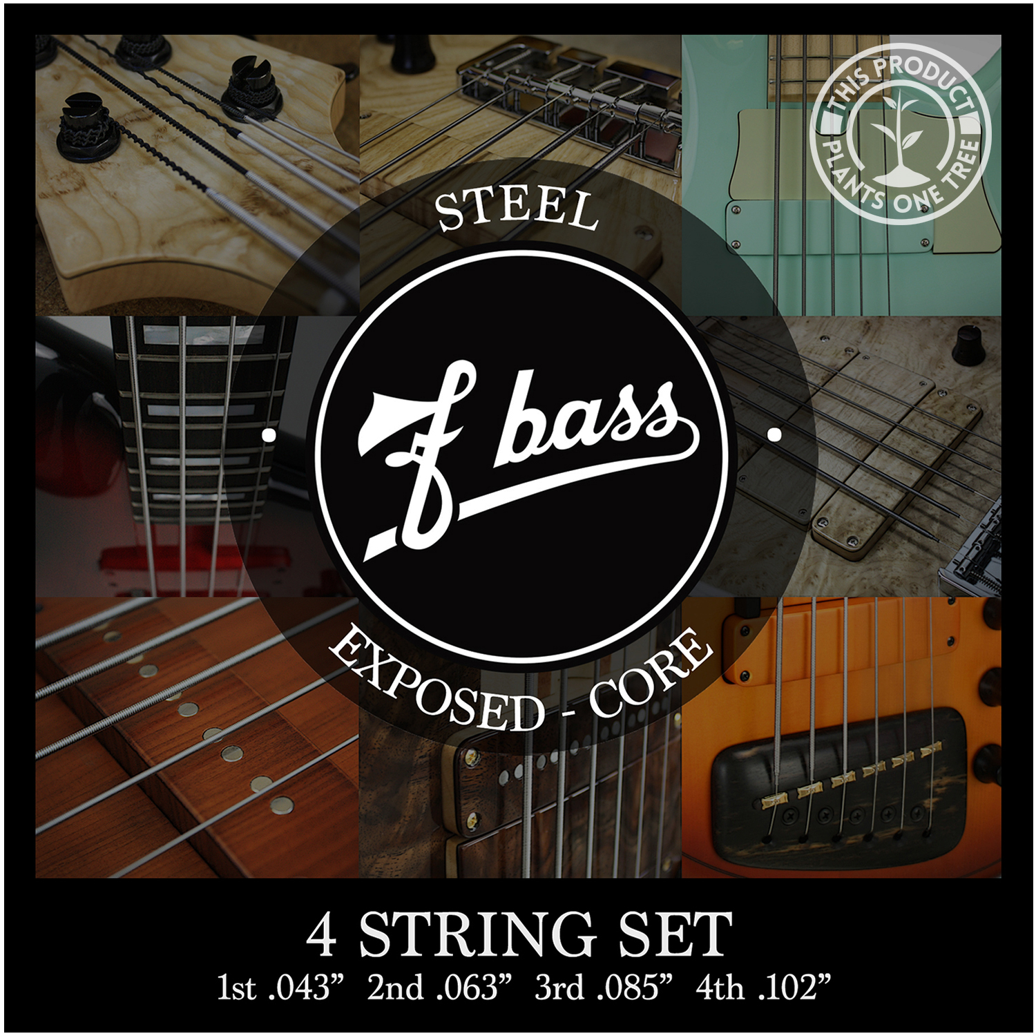 thumbnail image 2 of Velvet Blue Double Bass Strings, Upright Bass String Set 2 of 9